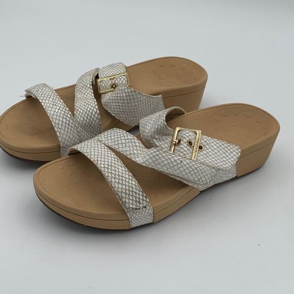 Vionic Pacific Rio slide sandals snake skin slide platform women’s size 10 - Picture 5 of 14